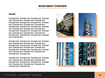 TLC Real Estate Presentation Deck Design