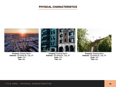TLC Real Estate Presentation Deck Design