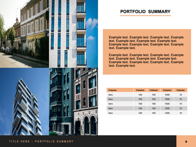 TLC Real Estate Presentation Deck Design