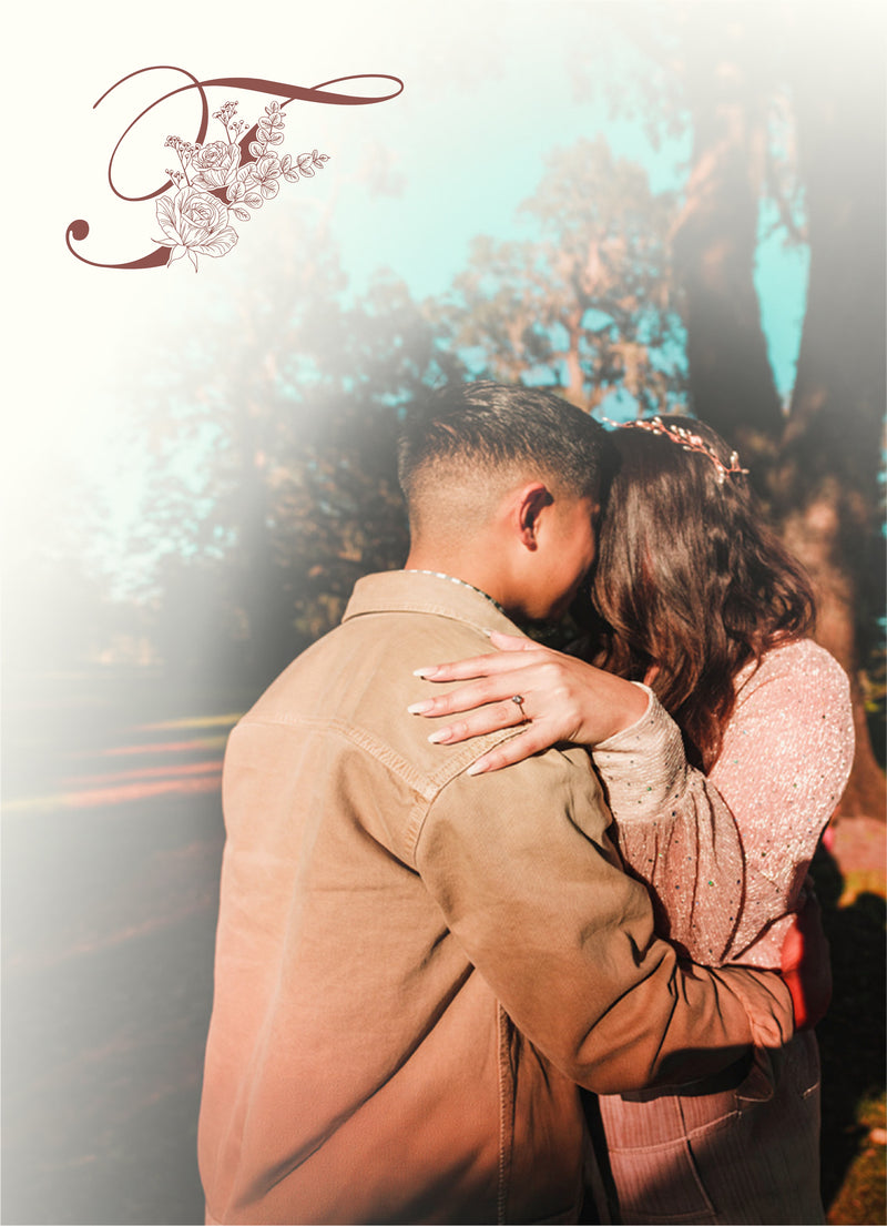 Rustic Warm Wedding Invite Design